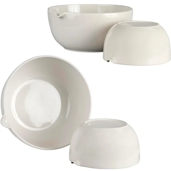 Servappetit Cream Mixing Bowls Set of 2: 1.5Qt & 3Qt NIB - Picture 4 of 7